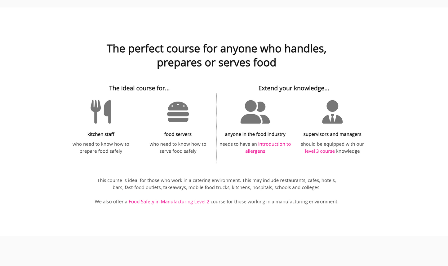 Food Safety Level 2