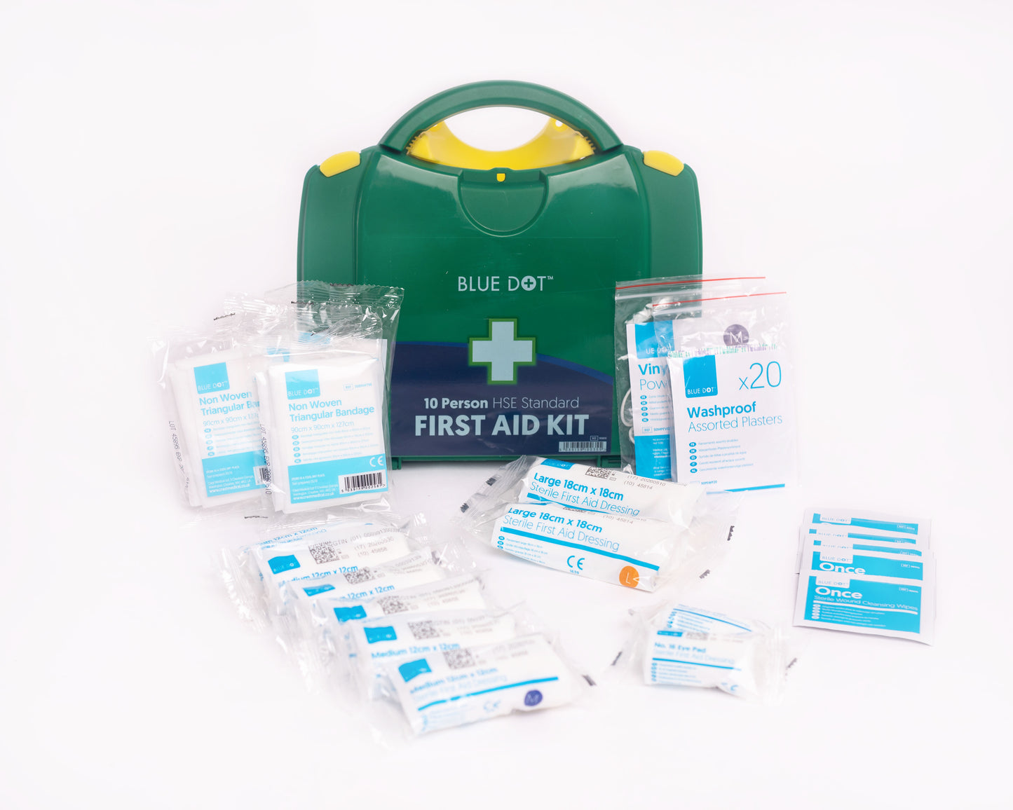 Blue Dot HSE 1-10 Person First-Aid Kit Complete