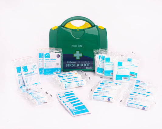 Blue Dot HSE 1-20 Person First-Aid Kit Complete